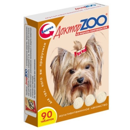 Витамины Доктор ZOO для собак 90 таб