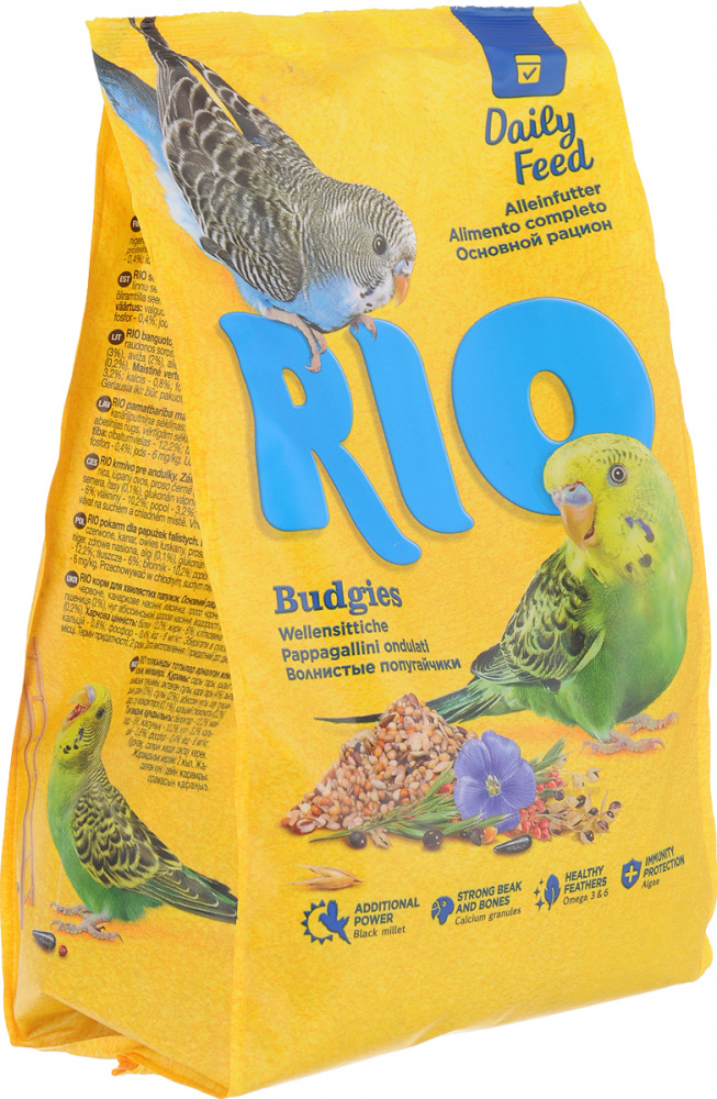 Корм RIO для волнистых попугаев 500г 