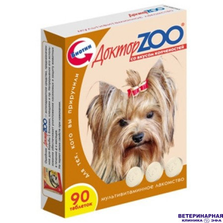 Витамины Доктор ZOO для собак 90 таб